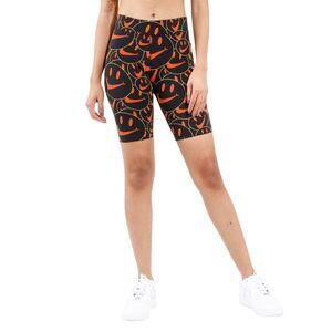 Nike Sportswear Essential Happy Face Print Mid Rise Bike Shorts